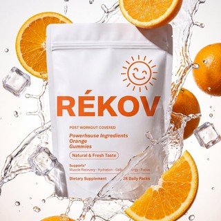 Rékov Orange recovery gummies